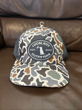 Local Boy Outfitters Men's Camo Trucker Hat - Multicolor